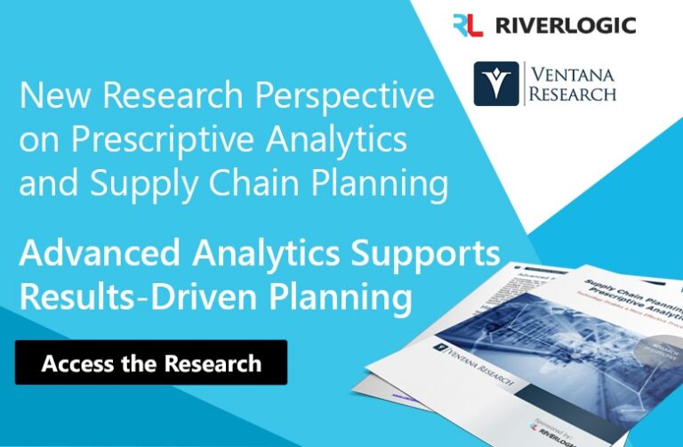 New Ventana Research on Supply Chain Planning and Prescriptive Analytics